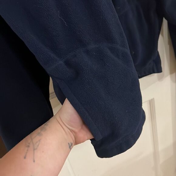 Navy fleece quarter zip - Picture 3 of 3